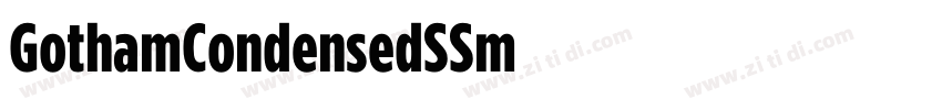 GothamCondensedSSm E字体转换
